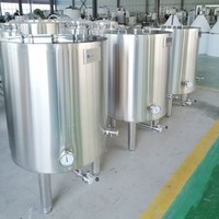 TEKBREW Kombucha Équipement de brassage Acier inoxydable 304 316 Kombucha Fermenteur 300L 500L 1000L Fermenteur Réservoir Fabricant