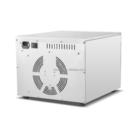 6-laags roestvrijstalen huishoudelijke voedseldroger met digitale bediening en LED-display, temperatuur instelbaar van 30-85°C, geschikt voor fruit en groenten