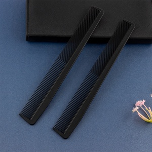 Peine de peluquero profesional, fibra de carbono para cortar el pelo - Product Image 2