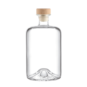 Nhà máy tùy chỉnh hình tròn 375ml 500ml 750ml Flint Glass rượu Vodka Chai Nhà cung cấp botella de vidrio - Product Image 2
