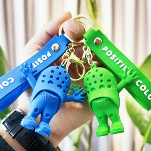 Plastic Monster Angle Cartoon Anime Keychain Carabiner Accessories Wholesale PVC Rubber 3D Cute Kawaii Creative Fashion Pendant