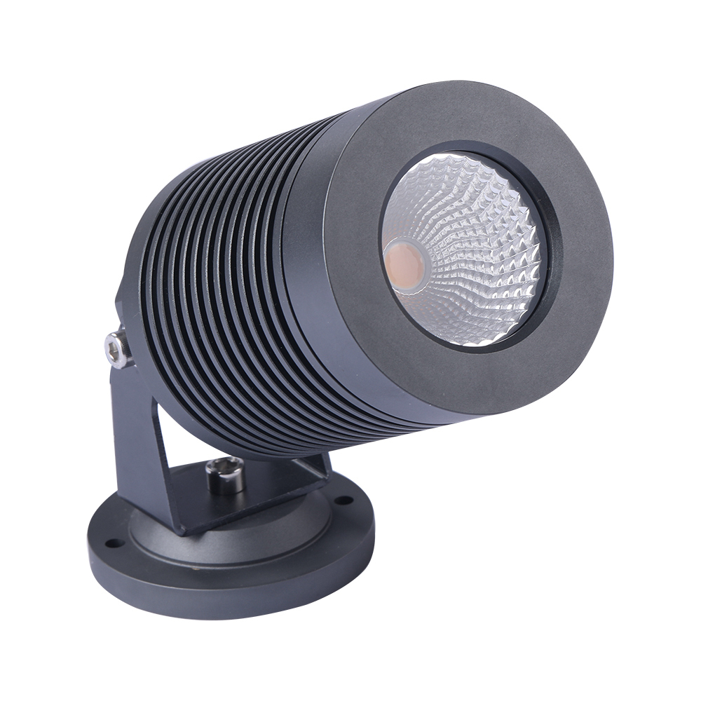 Anodised Aluminum 5W RGB & Warm White LED Garden Light IP65 Outdoor Dimmable Landscape Lighting