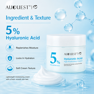Crème Hydratante Intense à l'Acide Hyaluronique en Gros, Marque Privée, Bio, Réparatrice pour Peaux Sèches, Hydratation Visage - Product Image 2