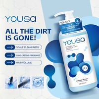 500ml Biologische Gel Shampoo OEM Kruiden Anti-roos Olie Controle Fruit-geïnfuseerde Hydraterende Verzorgende Gladmakende Groothandel