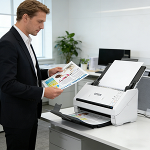 Escáner Epson DS-535II <span class=keywords><strong>de</strong></span> Alta Velocidad A4 CIS, Alimentación <span class=keywords><strong>de</strong></span> Papel, Escaneo <span class=keywords><strong>de</strong></span> Documentos a Color, Conexión USB Automática Continua, Recordatorio <span class=keywords><strong>de</strong></span> Limpieza - Product Image 6