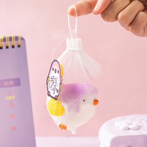 Creative 10cm Colorful Birds <b>Squishy</b> Toy TPR Stress Relief Squeeze Gift for Kids 6+ Years Easy Mood Fun - Product Image 3