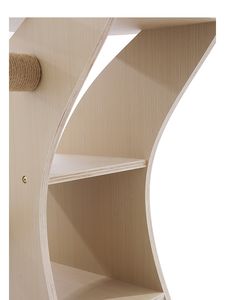 OEM lüks 170cm yüksek kalite büyük kedi ağacı sıcak satış çevre dostu ve dayanıklı interaktif Pet oyuncaklar lüks ahşap ve Sisal malzeme - Product Image 6