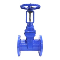 Vanne à opercule à tige apparente à joint souple Z41X-16Q, manuelle, pour drainage industriel, à bride, avec joint d'étanchéité élastique