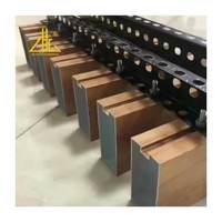 Perfil de Techo Ranurado de Aluminio Inteligente con Diseño de Madera Curvada y Extensible Personalizado para Oficinas Comerciales/Centros Comerciales/Hoteles