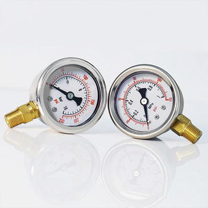 고정밀 글리세롤 오일 충전 유압 압력계 스테인리스 산업용 마노미터 하이이싱 YN40 0-15Psi - Product Image 4