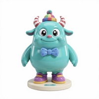 Op maat gemaakte schattige cartoon dierenmonster hars beeldje OEM IP karakter speelgoed beeldje bureaudecoratie cadeau blind box stijl