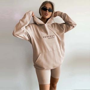 Vêtements pour femmes, ensemble sweat-shirt et short 2 pièces le plus vendu, vêtements de rue décontractés, sweat-shirts oversize, ensembles pour femmes - Product Image 2