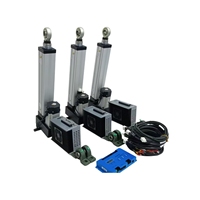 Kits d'actionneurs de servomoteurs en aluminium TELA TA16B 3DOF avec MDBOX-NV3025ED 3-en-1 pour simulateurs de conduite de voitures de jeu VR 2