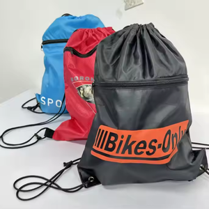 Sac à dos promotionnel personnalisé avec cordon de serrage Sac à cordon en polyester 210D Impression d'emballage Sac à cordon avec logo personnalisé - Product Image 4