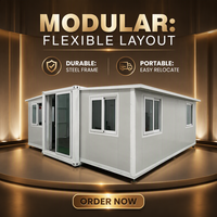Maison conteneur modulaire de luxe pliable et extensible à 2 étages, 20 pieds/40 pieds, 2-3 chambres, avec toilettes et douche, appartement moderne, très demandée