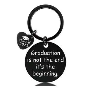 Graduation porte-clés Souvenir Graduation cadeaux pour étudiant logo personnalisé Laser gravure nom métal porte-clés promotionnel porte-clés - Product Image 4