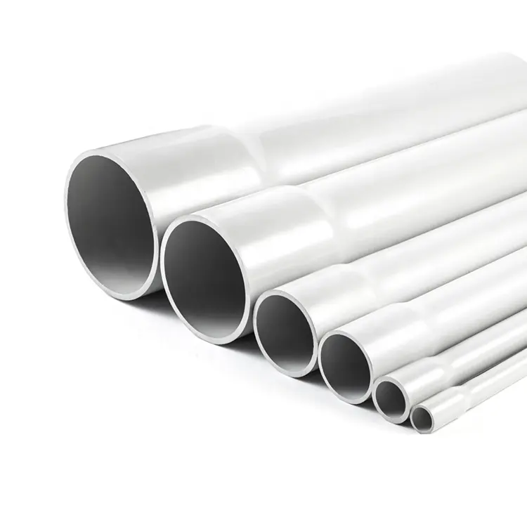Ul 651 CSA tiêu chuẩn cứng nhắc điện ống ống dẫn ống 1/2 đến 8 inch PVC SCH 40 sch80 cho ống dẫn & phụ kiện
