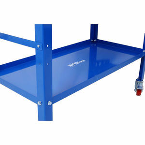 Table de travail portable en acier pour soudure, 36x18 pouces, capacité 1200 lb, poste de travail mobile pour équipement de réparation de freins - Product Image 4