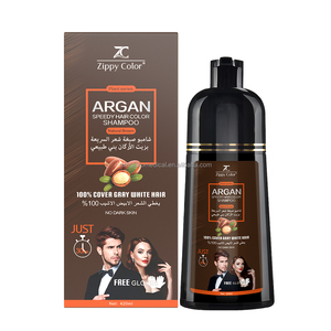 Champú <span class=keywords><strong>de</strong></span> Coloración Permanente Herbal Argan Speedy <span class=keywords><strong>de</strong></span> 420 ml, Precio al por Mayor, Cobertura Perfecta para Canas, Sin Amoníaco, para Uso Doméstico - Product Image 5