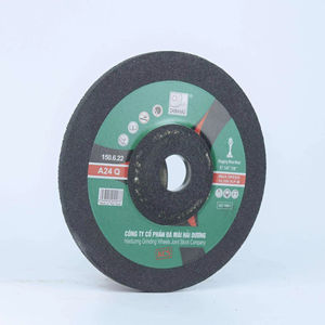 Disque abrasif en oxyde d'aluminium de 180 mm, fabrication OEM au Vietnam, meule ronde durable pour le métal et l'acier - Product Image 1