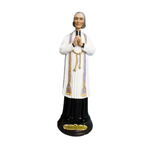 Icona Religiosa 'Sacerdote Parrocchiale' Statua in Resina Dipinta a Mano Dimensioni 4.8-12 Pollici Decorazione Natalizia e di Capodanno per la Casa - Product Image 6