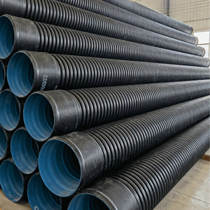 32 inch HDPE đôi tường sóng PE ống thoát nước 800mm dwc cống nhựa ngầm 50 năm độ bền - Product Image 6