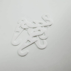 Juke Plastics Plastic PP <b>Hooks</b> <b>S</b> Shaped White Adjustable Ear Protector For Mask Cross Border Ecommerce Factory Stock - Product Image 2