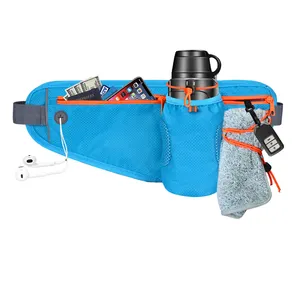 مخصص المحمولة للماء الرياضة تنزه تشغيل الحقيبة حزام الخصر حقيبة ظهر مع زجاجة حامل