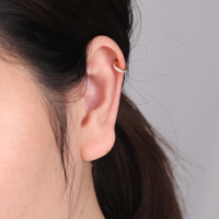 Pendientes de Clip Vintage Hechos a Mano con Diamantes Blancos Naturales Chapados en Oro de 18K, Joyería Clásica de Lujo para Mujer, Regalo para Bodas y Fiestas