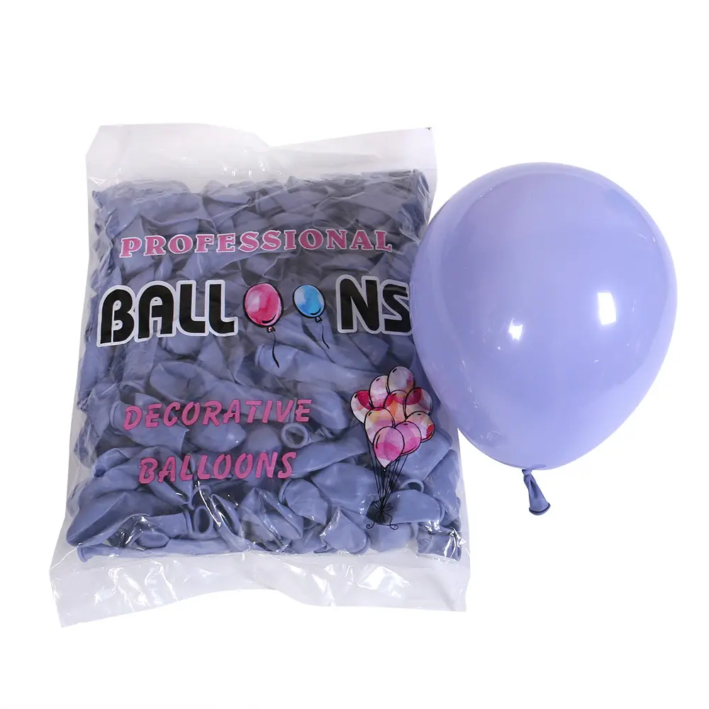 Manufacturer sells Macaron metal latex balloon foil birthday personalized decorative balloon latex