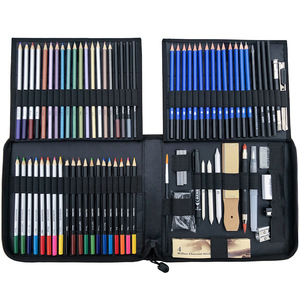 Longorgeous XinyiArt Professional 83 piezas Sketch Pencil Set Charcoal Pencil Set Kit de dibujo artístico para artistas adultos adolescentes Beginne - Product Image 6