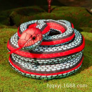 Peluche Realistici di <span class=keywords><strong>Serpente</strong></span> in 15 Tipologie, Animali Imbottiti di Pitone e <span class=keywords><strong>Cobra</strong></span> Spaventosi per Compleanni e Antistress, in Cotone PP Lavabile - Product Image 6