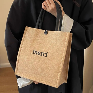 Eco Friendly Designed Luxury <strong>Tote</strong> <strong>Bag</strong> Fashion Women'<strong>s</strong> Cotton Canvas Shopping <strong>Tote</strong> <strong>Bags</strong> - Product Image 3