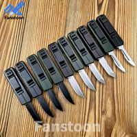 Couteau scalpel pliant X01 X02, manche en alliage de zinc, coupe-usage de poche avec clip ceinture, couteau de précision rétractable portable EDC