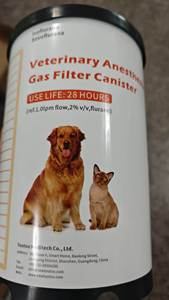 Filtro Absorbente de Gas Anestésico Veterinario de 800g para Anestesia de Mascotas - Product Image 3