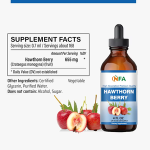Hot Sale Products Hawthorn Berry Liquid Drops Vegetable Glycerin Support Fast Absorption Ease of Swallowing Gentle on Digestion - Product Image 6