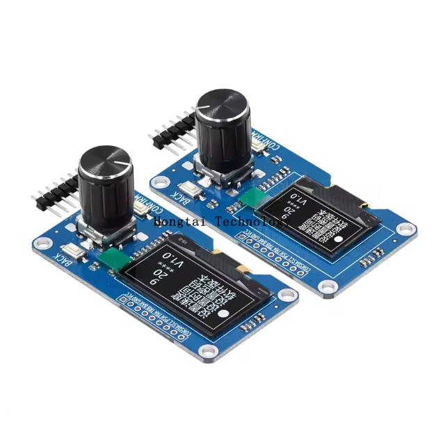 1.3-inch 0.96-inch OLED display with EC11 rotary encoder combination module IIC interface
