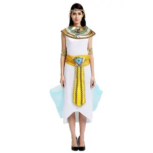 Carnival Party ฮาโลวีนคอสเพลย์โบราณอียิปต์ผู้ใหญ่ผู้หญิงฟาโรห์คลีโอพัตรา Queen Princess ชุดเครื่องแต่งกาย