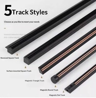 Spots LED sur rail en aluminium ultra-compactes certifiées ETL avec puces COB, magnétiques et sécurisées pour les vitrines de musées et de bijouteries