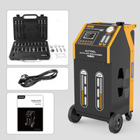 AUTOOL ATF705 Máquina de Limpieza y Cambio de Fluido de Transmisión Automática con Compatibilidad AC 110-240V y Tanque de Aceite de 20L