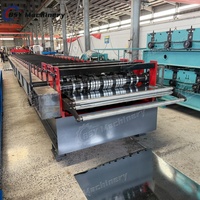 Machine automatique de formage de profilés pour panneaux de toiture et de plancher en acier – Machine de profilage de planchers