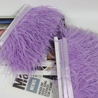 Plumes d'autruche 8-10cm teintes violet clair pour décoration de vêtements de fête de mariage et de festival personnalisée vente entière