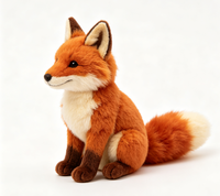 Peluche Renard Rouge Personnalisée à Faible MOQ, Fabrication OEM ODM, Mignonne Poupée Renard en Peluche, Échantillon Rapide pour Enfants