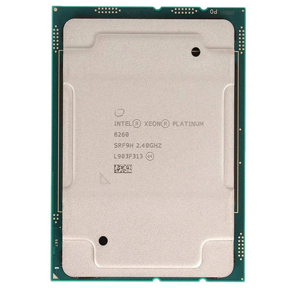 Prosesor Intel Xeon Platinum 8260 2.4GHz/24-Core 165W LGA 3647 CPU SRF9H untuk DL580 Gen10 grosir bekas