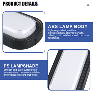 โคมไฟติดผนังทรงกลมสีขาวทรงกลมไฟ LED IP65กันน้ำได้สำหรับกลางแจ้ง - Product Image 6