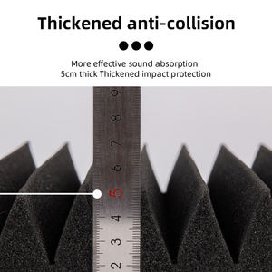 Panneaux acoustiques auto-adhésifs en polyester insonorisés pour enregistrement de studio Panneaux d'absorption et de preuve du son - Product Image 4