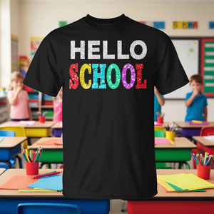 T-shirt scolaire promotionnel personnalisé pour la rentrée des classes - Product Image 3