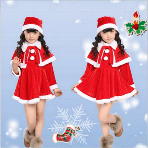Children's Christmas Costume <b>Santa</b> Suit Red White Performance Wear For Boys Girls Holiday Dress Up Outfit - Product Image 4