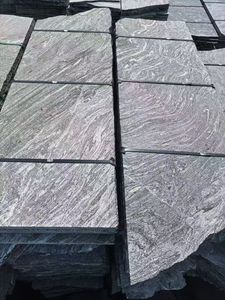 Dalles de granit naturel <span class=keywords><strong>Amoy</strong></span> Sand, effet vague de neige nocturne, pour extérieur, martelées, flammées, polies, façonnées - Product Image 4