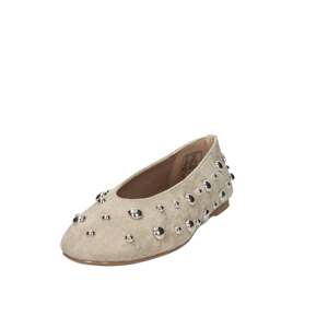 Ballerines pour femmes Xti, couleur taupe, taille 37, chaussures plates en daim clouté - Product Image 5